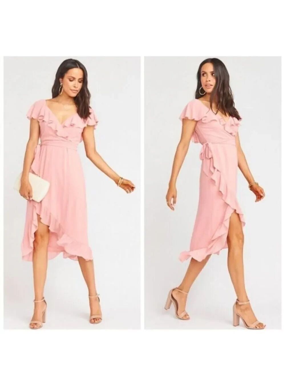 Show Me Your MuMu Granada Dress In Ballet Chiffon